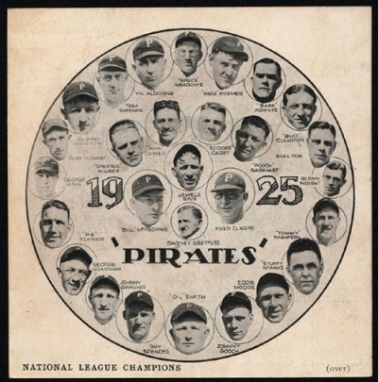 1925 WORLD SERIES CHAMPS